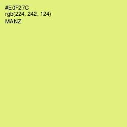 #E0F27C - Manz Color Image