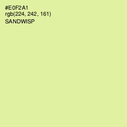 #E0F2A1 - Sandwisp Color Image