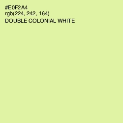 #E0F2A4 - Double Colonial White Color Image