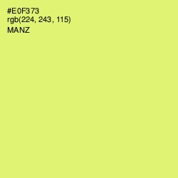 #E0F373 - Manz Color Image