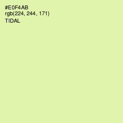 #E0F4AB - Tidal Color Image