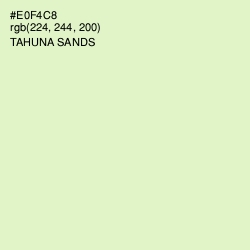 #E0F4C8 - Tahuna Sands Color Image