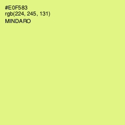 #E0F583 - Mindaro Color Image