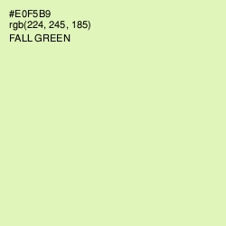 #E0F5B9 - Fall Green Color Image