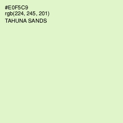 #E0F5C9 - Tahuna Sands Color Image