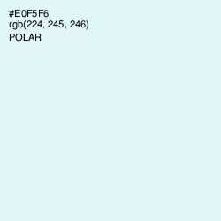 #E0F5F6 - Polar Color Image