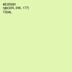 #E0F6B1 - Tidal Color Image