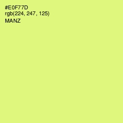 #E0F77D - Manz Color Image