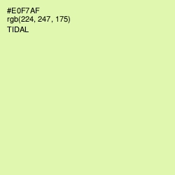 #E0F7AF - Tidal Color Image