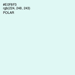 #E0F8F3 - Polar Color Image