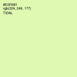 #E0F9B1 - Tidal Color Image