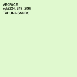 #E0F9CE - Tahuna Sands Color Image