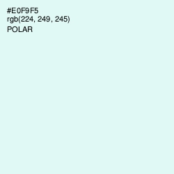 #E0F9F5 - Polar Color Image