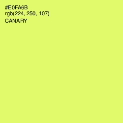 #E0FA6B - Canary Color Image