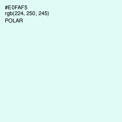 #E0FAF5 - Polar Color Image