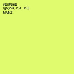 #E0FB6E - Manz Color Image