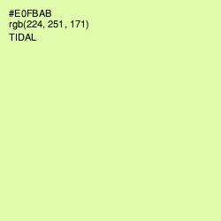 #E0FBAB - Tidal Color Image