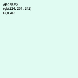 #E0FBF2 - Polar Color Image