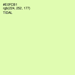 #E0FCB1 - Tidal Color Image