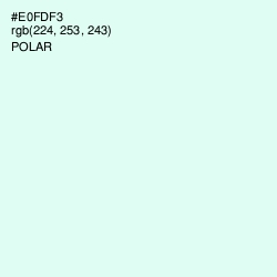 #E0FDF3 - Polar Color Image