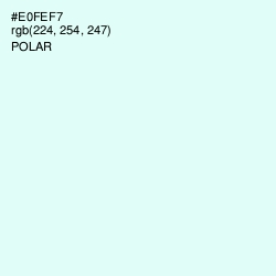 #E0FEF7 - Polar Color Image