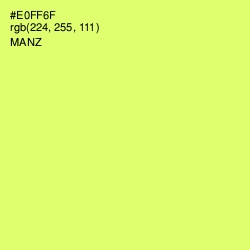 #E0FF6F - Manz Color Image