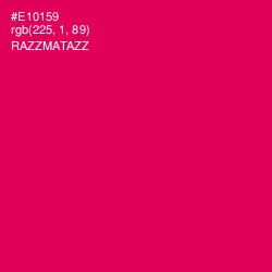 #E10159 - Razzmatazz Color Image