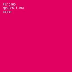 #E10160 - Rose Color Image