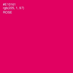 #E10161 - Rose Color Image