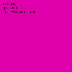 #E101AC - Hollywood Cerise Color Image
