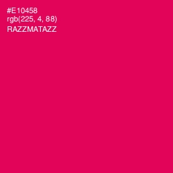 #E10458 - Razzmatazz Color Image