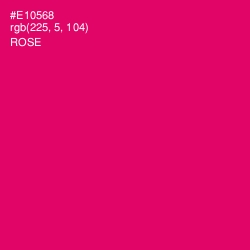 #E10568 - Rose Color Image