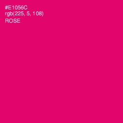 #E1056C - Rose Color Image