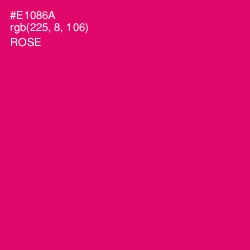 #E1086A - Rose Color Image