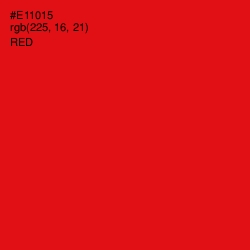 #E11015 - Red Color Image
