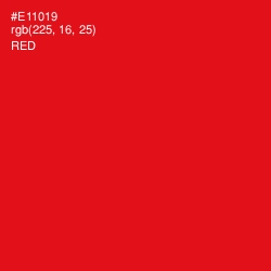 #E11019 - Red Color Image