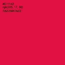 #E11142 - Razzmatazz Color Image