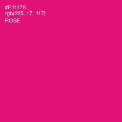 #E11175 - Rose Color Image