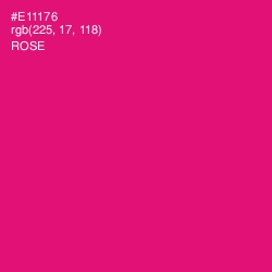 #E11176 - Rose Color Image