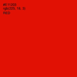 #E11203 - Red Color Image