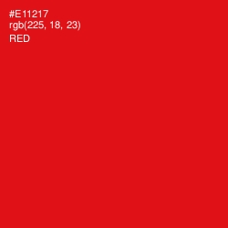 #E11217 - Red Color Image