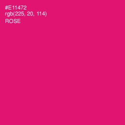 #E11472 - Rose Color Image