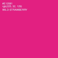 #E12081 - Wild Strawberry Color Image