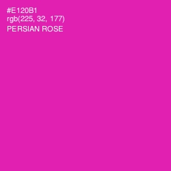 #E120B1 - Persian Rose Color Image