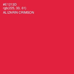#E1213D - Alizarin Crimson Color Image