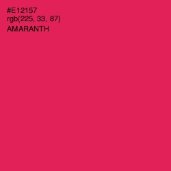 #E12157 - Amaranth Color Image