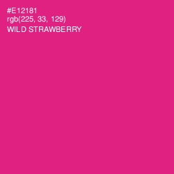 #E12181 - Wild Strawberry Color Image