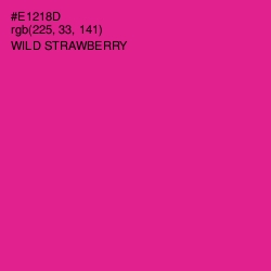 #E1218D - Wild Strawberry Color Image