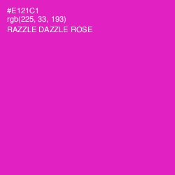 #E121C1 - Razzle Dazzle Rose Color Image