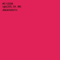 #E12258 - Amaranth Color Image